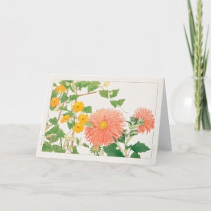 Thunbergia, China Ostern von Tanigami Konan Karte