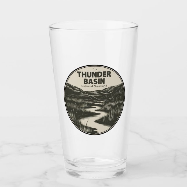 Thunder Basin National Grassland Wyoming Bach Glas (Vorderseite)