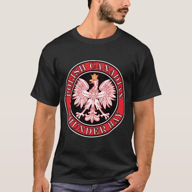 Thunder Bay Polnischer Adler T-Shirt (Vorderseite)