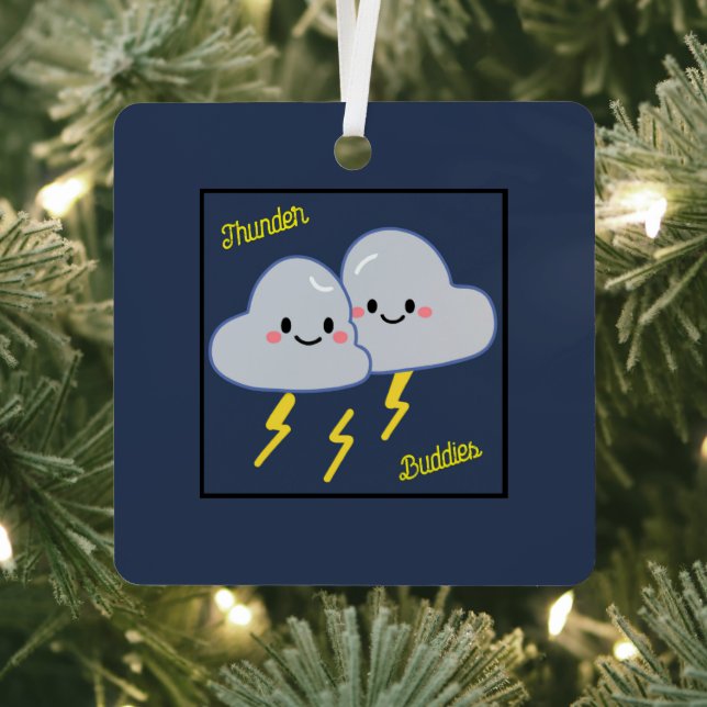 Thunder Buddies Ornament Aus Metall (InSitu)