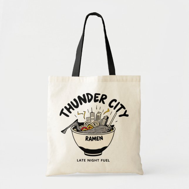 Thunder City Ramen Tragetasche (Vorne)
