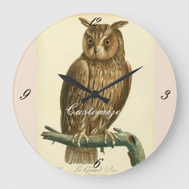 Thunder_Cove Große Wanduhr (Vorderseite)