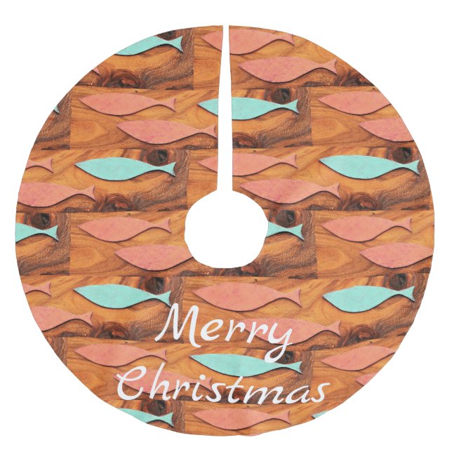 Thunder_Cove Polyester Weihnachtsbaumdecke (Vorderseite)
