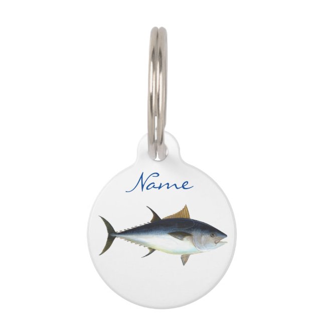 Thunder_Cove-Thunfisch Haustiermarke (Vorderseite)
