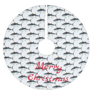 Thunder_Cove-Thunfisch Polyester Weihnachtsbaumdecke