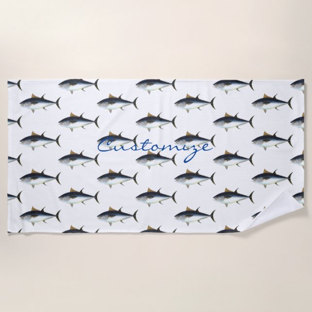 Thunder_Cove-Thunfisch Strandtuch (Vorderseite)
