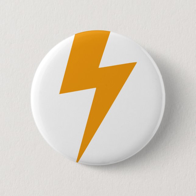 Thunder Energy Yellow Print Button (Vorderseite)