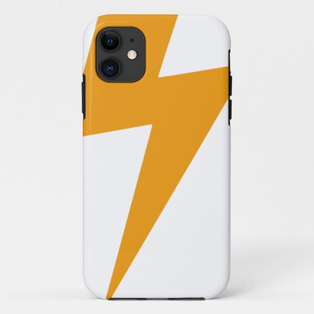 Thunder Energy Yellow Print Case-Mate iPhone Hülle (Rückseite)