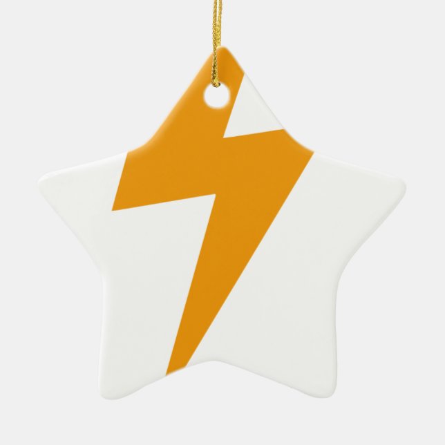 Thunder Energy Yellow Print Keramikornament (Vorne)