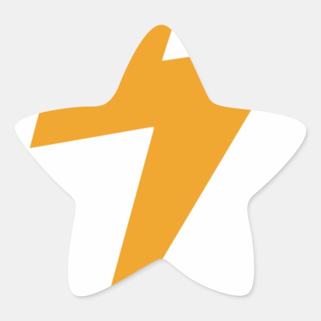 Thunder Energy Yellow Print Stern-Aufkleber (Vorderseite)