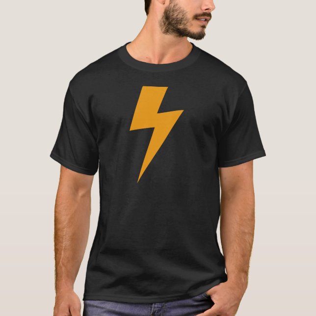 Thunder Energy Yellow Print T-Shirt (Vorderseite)