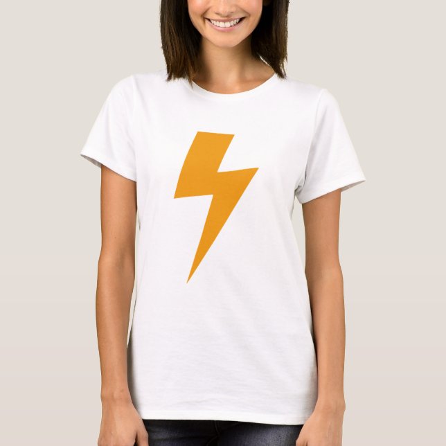 Thunder Energy Yellow Print T-Shirt (Vorderseite)