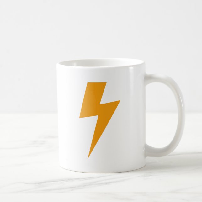 Thunder Energy Yellow Print Tasse (Rechts)