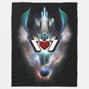 Thunder Gods Rock Fleece Blanket