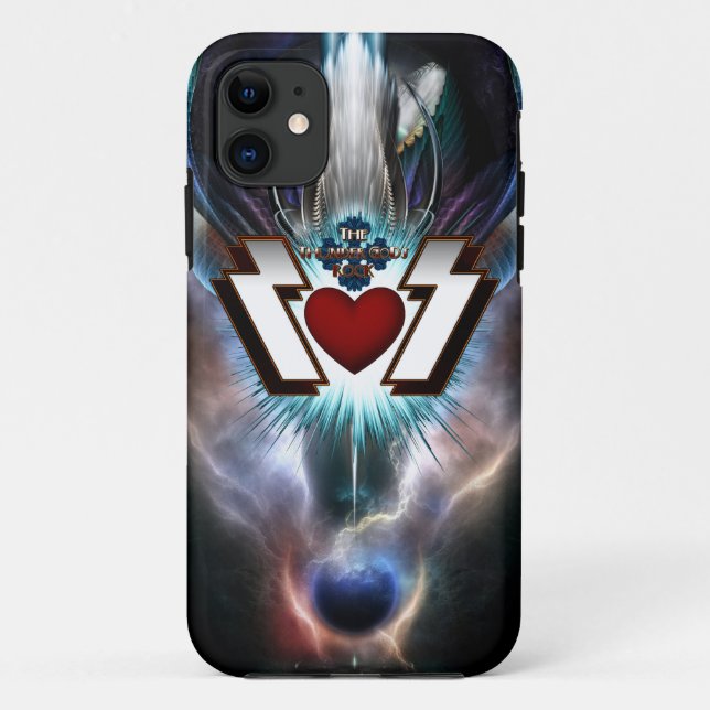 Thunder Gods Rock iPhone 5 Xtreme Fall Case-Mate iPhone Hülle (Rückseite)