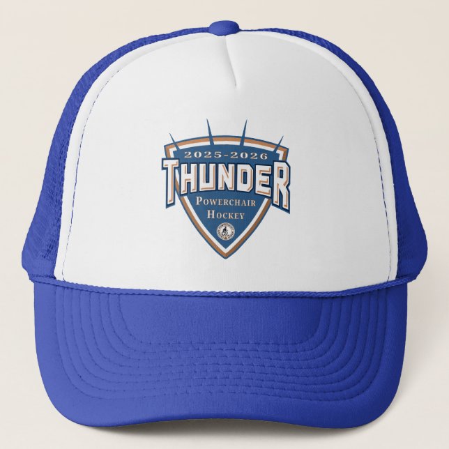 Thunder hat truckerkappe (Vorderseite)