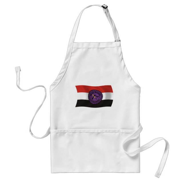 Thunder Mountain Lenape Nation Flag Schürze (Vorne)