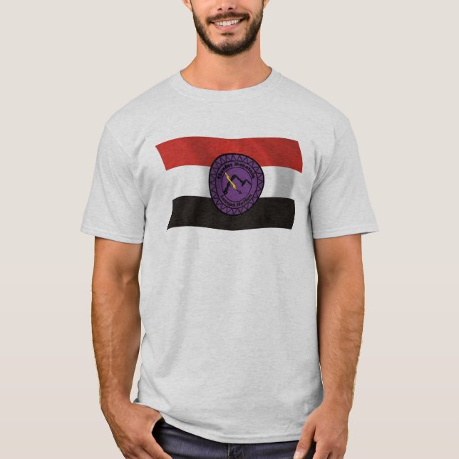 Thunder Mountain Lenape Nation Flag Shirt (Vorderseite)