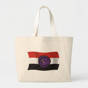 Thunder Mountain Lenape Nation Flag Tote Bag Jumbo Stoffbeutel