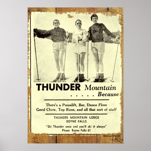 Thunder Mountain Poster (Vorne)
