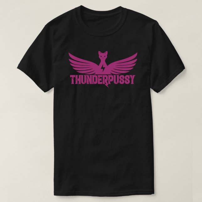 Thunder Pussy Logo hd Klassischer T - Shirt (Design vorne)