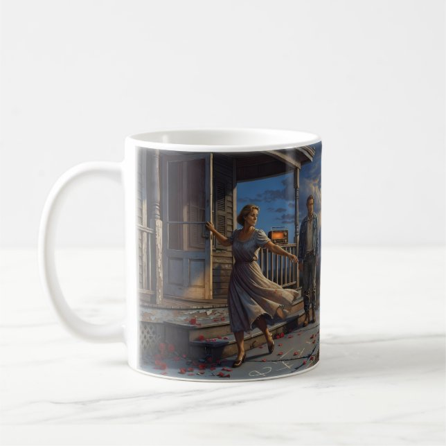 Thunder Road Mitternachtsflucht Rock-Legende Tasse (Links)