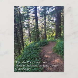 Thunder Rock Cove Trail, Samuel H Boardman, Oregon Postkarte