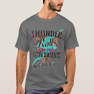 Thunder Rolls Lightning Leopard Land Vibe Weste T-Shirt