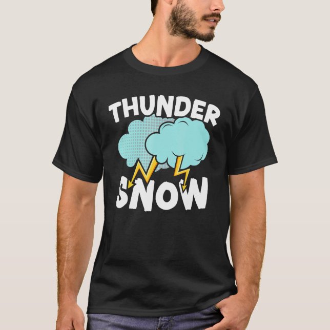 Thunder Snow  Ice Cold Snowy Winter Season 1 T-Shirt (Vorderseite)