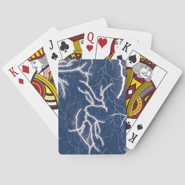 Thunder Strike Thunder Sturm Spielkarten (Rückseite)