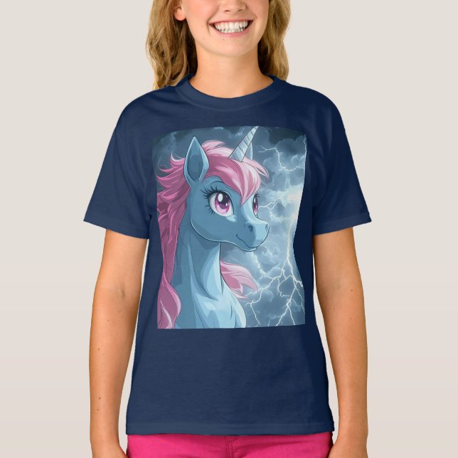 Thunder Unicorn Nah T-Shirt (Vorderseite)