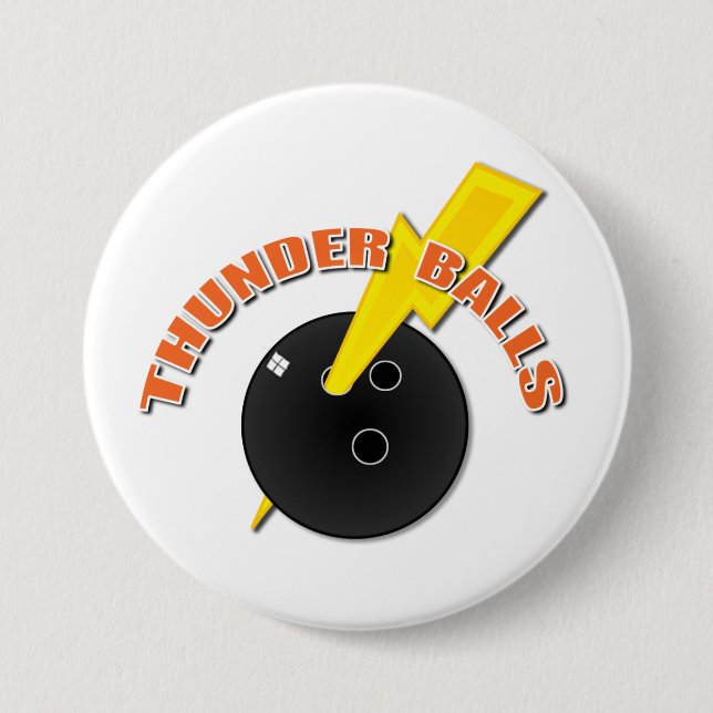 Thunderball Knopf Button (Vorderseite)