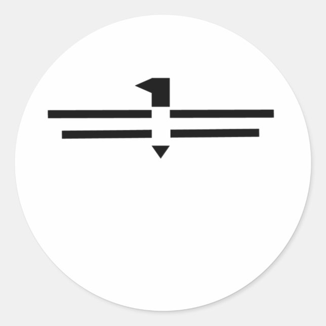 Thunderbird # 2 runder aufkleber (Vorderseite)