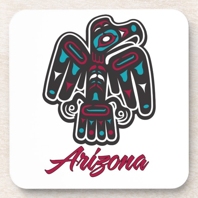 Thunderbird Clan Arizona Getränkeuntersetzer (Vorderseite)