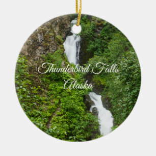 Thunderbird Falls Painterly Ornair Souvenir Keramik Ornament