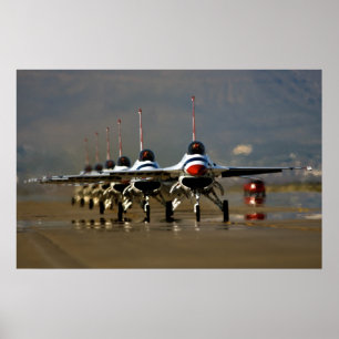Thunderbird Flight Demonstration Team Poster