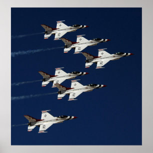Thunderbird Flight Demonstration Team Poster