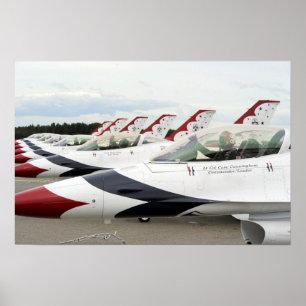 Thunderbird Flight Demonstration Team Poster