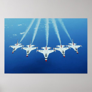 Thunderbird Flight Demonstration Team Poster