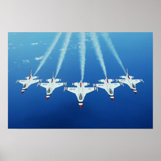 Thunderbird Flight Demonstration Team Poster (Vorne)