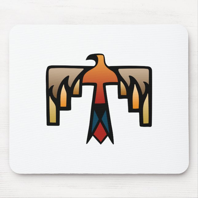 Thunderbird - gebürtiges Ureinwohner-Symbol Mousepad (Vorne)