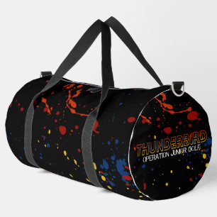 Thunderbird Golf Duffle Bag - Black Spritzer