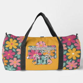 Thunderbird Golf Duffle Beutel - Blumen + Orange Bag