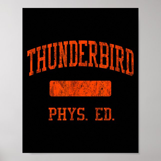 Thunderbird High School Hs Pcute Ss Cute Ssnix Az  Poster (Vorne)