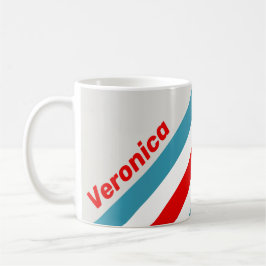 Thunderbird Stripes with Name Kaffeetasse
