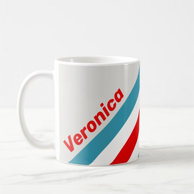 Thunderbird Stripes with Name Kaffeetasse (Links)