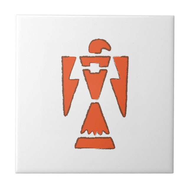ThunderBird - Südwestindisches Design Fliese (Vorderseite)