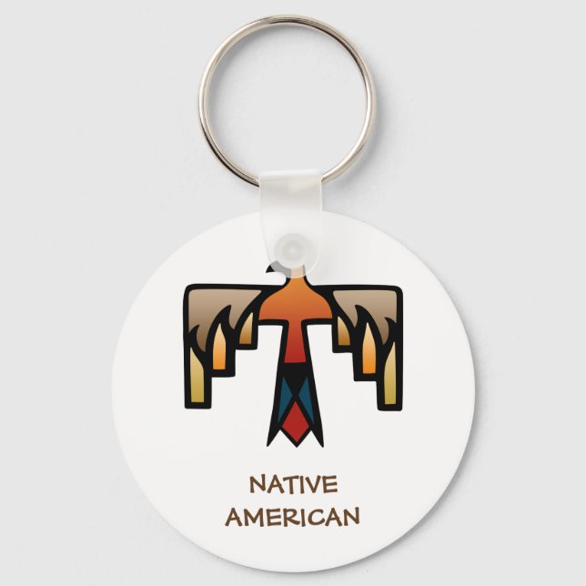 Thunderbird - Symbol des systemeigenen Amerikanisc Schlüsselanhänger (Vorderseite)