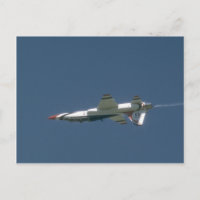 Thunderbird T-38 Jet auf dem Kopf
