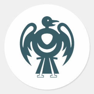 Thunderbird v2 runder aufkleber